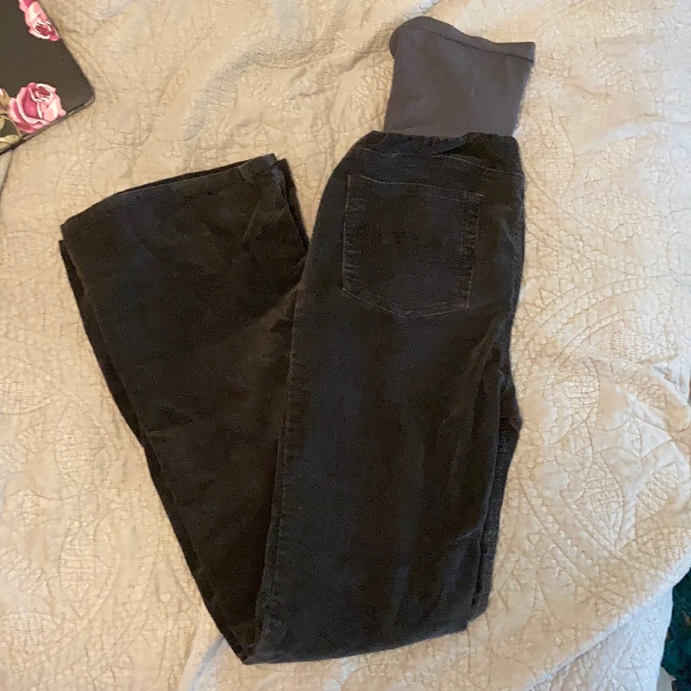 Maternity flare leg corduroys - Picture 4 of 6